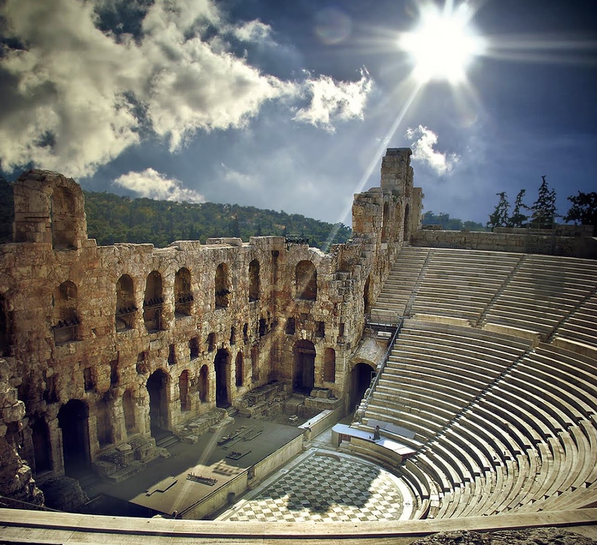Odeon of Herodes Atticus, Venue, Athens