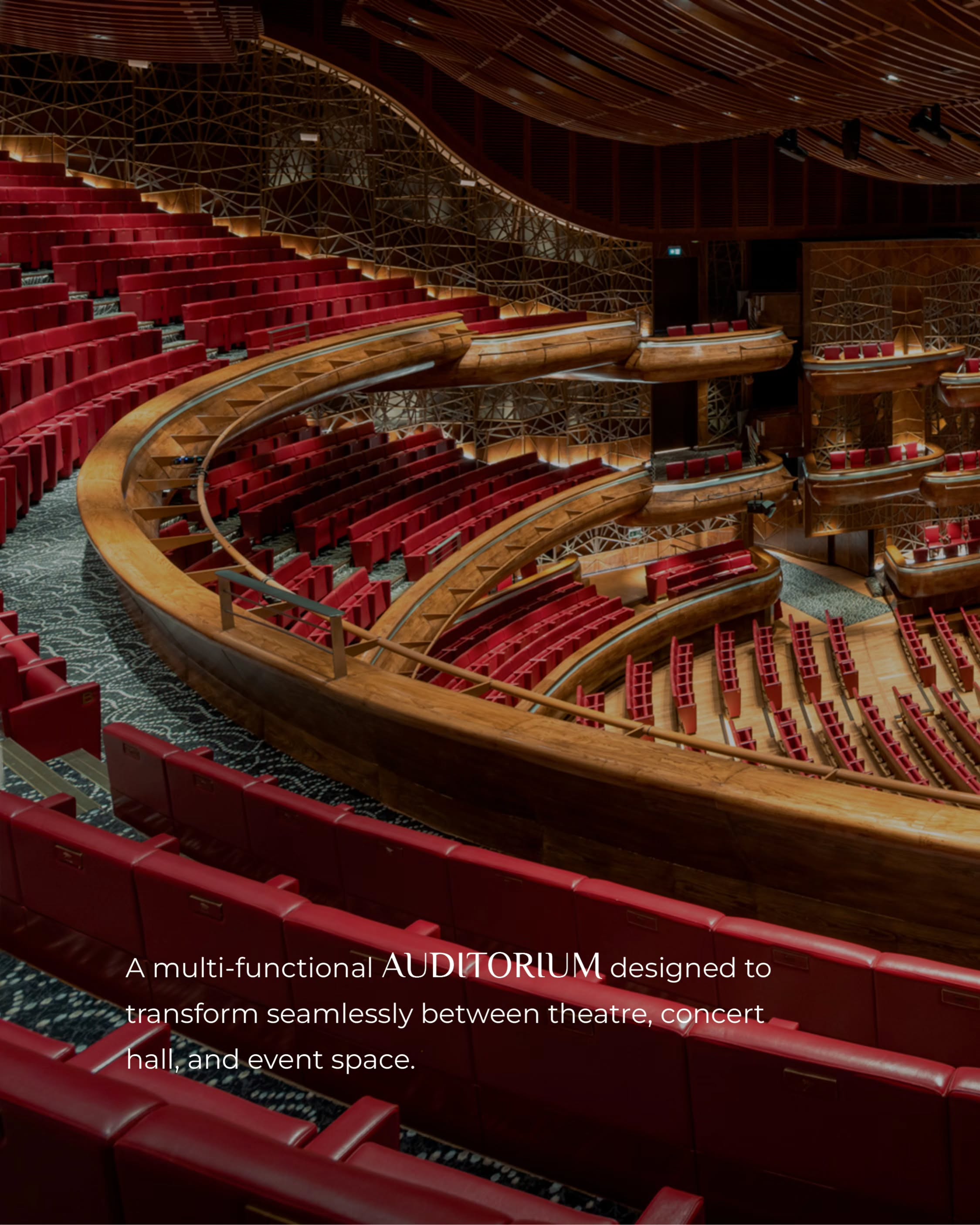 Dubai Opera, Venue, Dubai