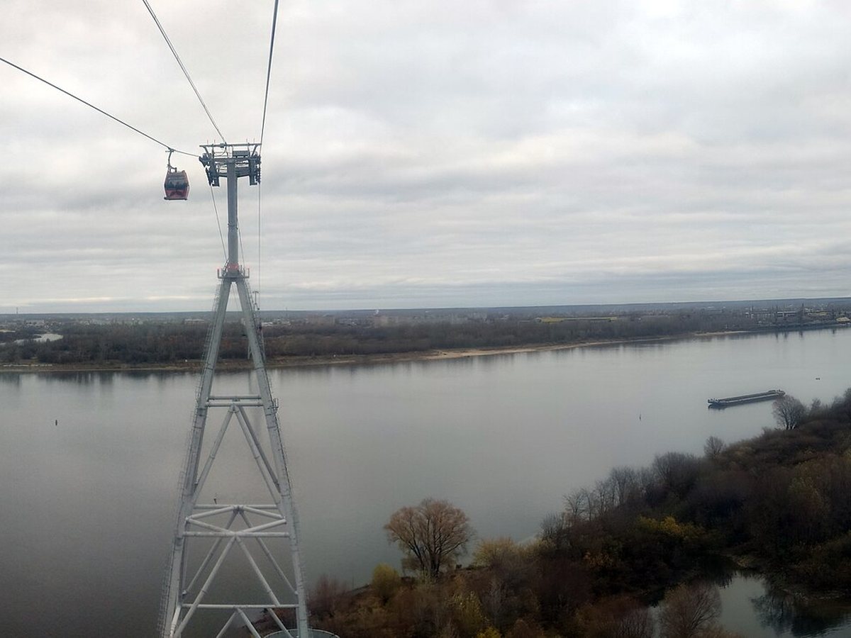 Cable Car across the Volga to Bor, Venue, Nizhny Novgorod