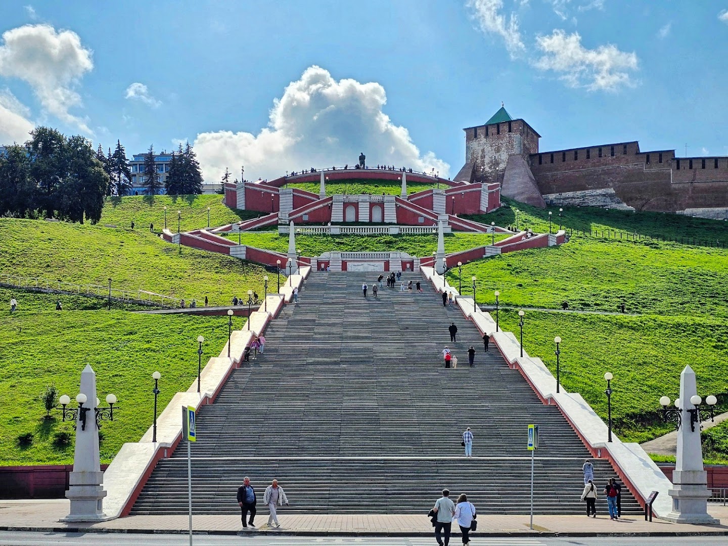 Чкаловская лестница, Площадка, Нижний Новгород